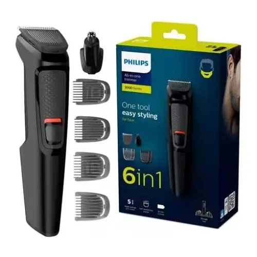 Aparador De Pelos Philips Multigroom 3000 - Mg3711/15