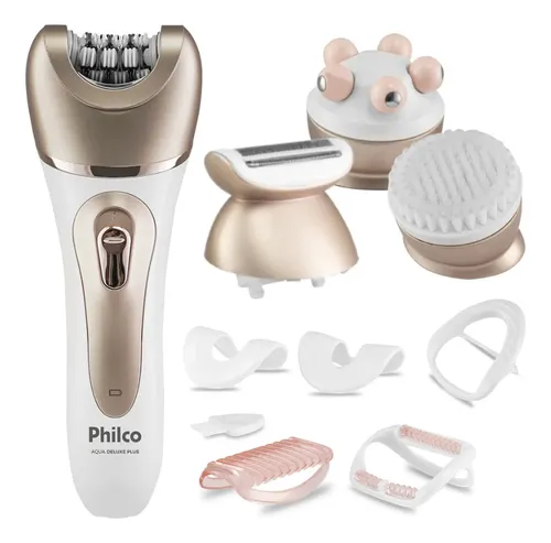 Depilador Massageador Esfoliador Philco Aqua Deluxe Plus