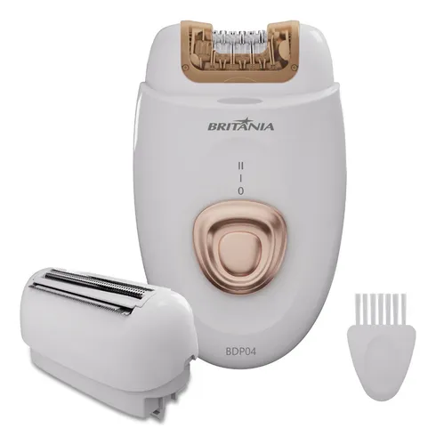 Depilador Britânia Bivolt 4 Acessórios Bdp04 Brco 110v/220v