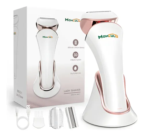 Momlulu 3 Funções Depilador Elétrico Feminino Sem Fio Usb